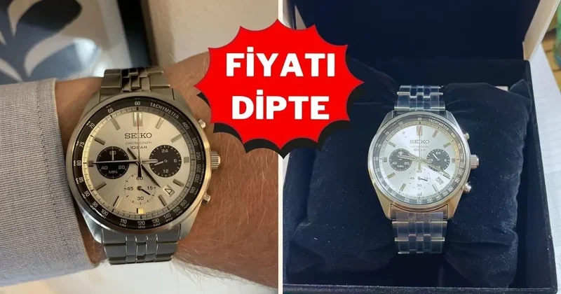 Fiyatı dipte, şıklığı zirvede: Seiko kol saatinde indirim başladı