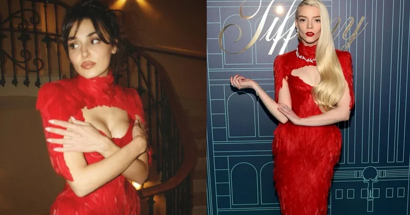 Hande Erçel’in kırmızı elbisesi olay oldu! Anya Taylor Joy ile pişti oldu Sözcü Gazetesi