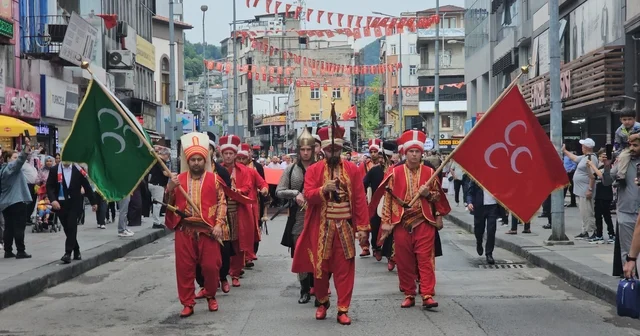 İcazet merasiminde mehter takımlı yürüyüş Zonguldak Haberleri Habertürk Yerel Haberler