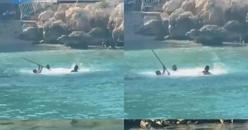 Mersin de denizin ortasında vandalizm: 3 kişi tutuklandı Sözcü Gazetesi