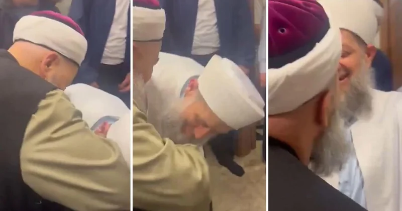 Tahliye olan Yusuf Ziya Gümüşel, Cübbeli Ahmet in elini öptü