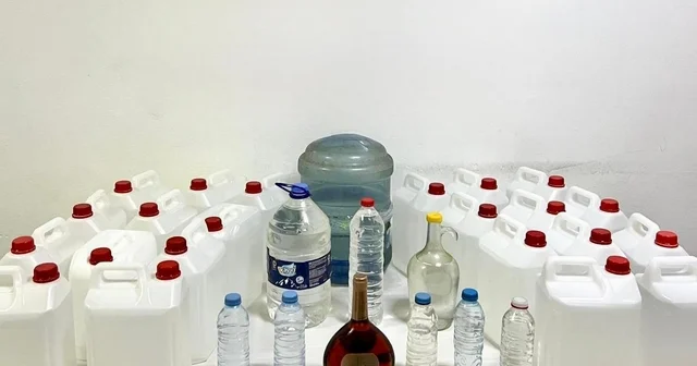 Kırşehir de 120 litre etil alkol ve sahte içki ele geçirildi Kırşehir Haberleri Habertürk Yerel Haberler