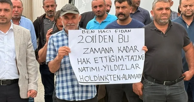 Yozgat ta 4 aydır maaşlarını alamadıklarını ileri süren maden işçileri işvereni protesto etti Yozgat Haberleri Habertürk Yerel Haberler