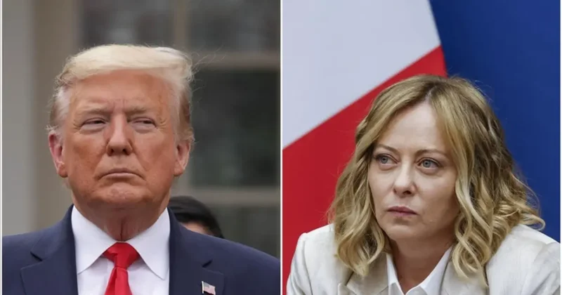 ABD ile İtalya diplomatik krizin eşiğinde! Trump Fotoğraf için yalvardı dedi: Meloni çok sert çıktı