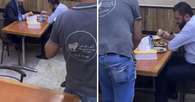 Suriye Cumhurbaşkanı Şara, Dışişleri Bakanı Şeybani ile esnaf lokantasında yemek yerken görüntülendi