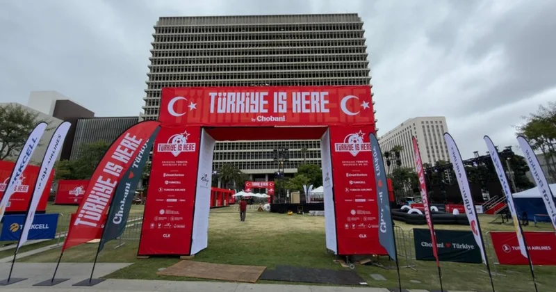 İletişim Başkanlığı desteğiyle ABD de Dünya Kupası alanı kuruldu
