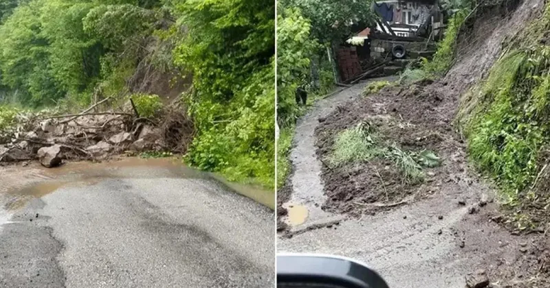 Artvin de Sağanak Taşkına Yol Açtı