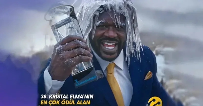 Turkcell’in Shaq diye 5G reklamına Kristal Elma’dan 5 Kristal Elma, 2 büyük ödül