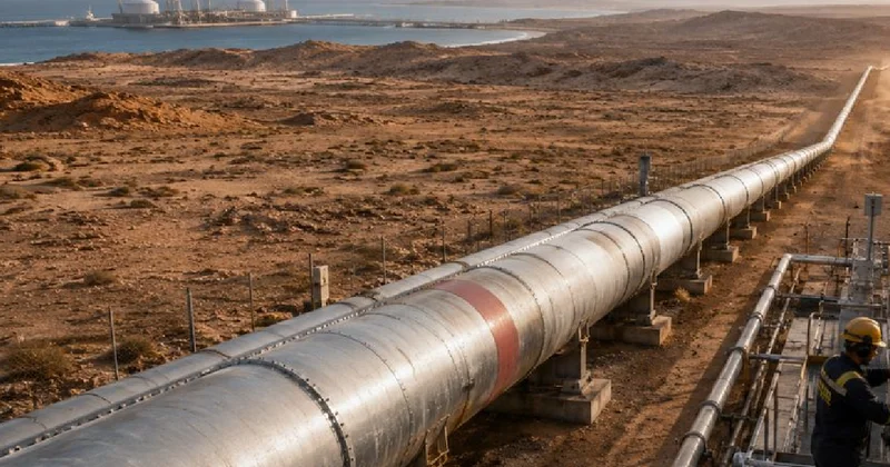 Çölün ortasından Avrupa ya kadar 7000 kilometrelik dev boru döşediler Sözcü Gazetesi