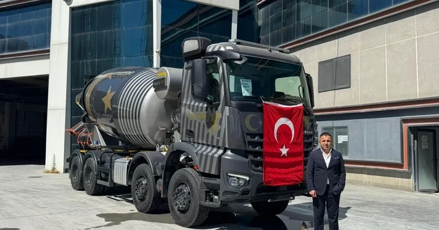 Aydınlı işadamından Solo Türk e beton mikserli teşekkür Gök Vatan ın kartallarını yer yüzünden bu şekilde şükranlarını sunuyor Aydın Haberleri Habertürk Yerel Haberler