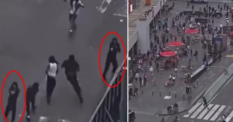 Times Meydanı’nda silah sesleri! Ortalık bir anda karıştı Sözcü Gazetesi