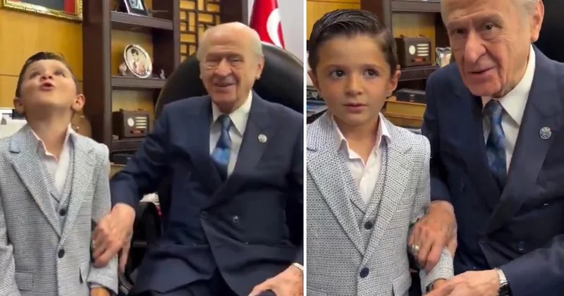 Bahçeli’ye şiir okuyup uludu: Minik öğrenciyi bir konuda uyardı Sözcü Gazetesi
