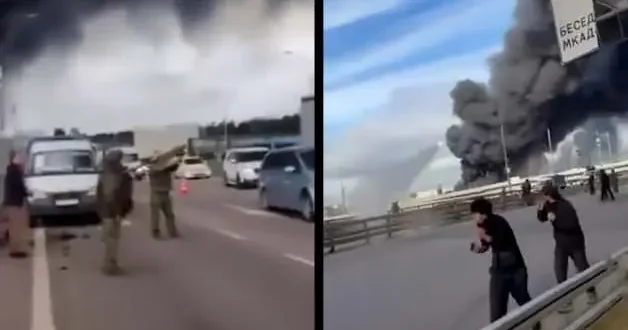 Moskova da sivil trafiğin ortasında maşallah gardaşım sözleriyle hava savunma füzesi ateşlendi