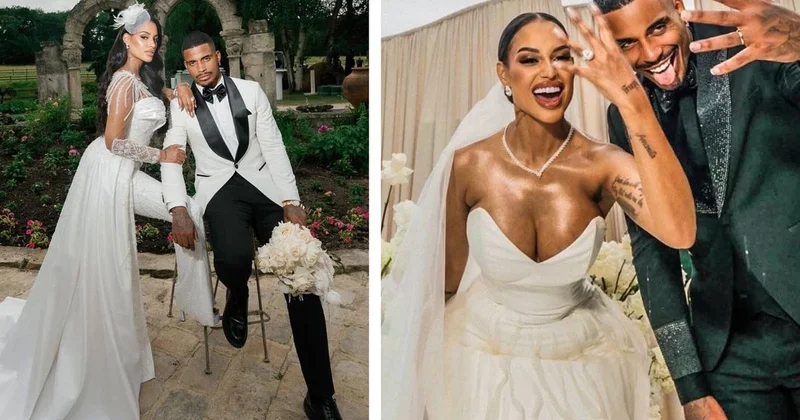 Lemina, iki çocuğunun annesi Neguesha ile 9 yıllık birliktelikten sonra evlendi