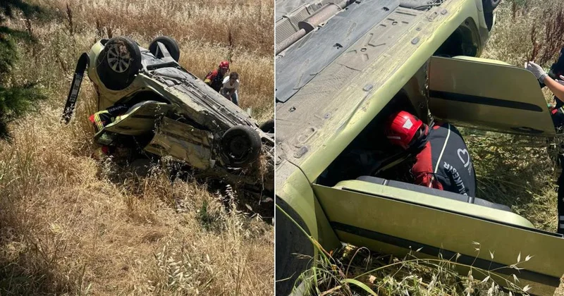 Arı paniği kazaya yol açtı: 1 ölü, 4 yaralı