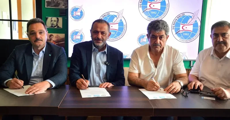KKTC Dış Basın Birliği, TİMBİR ve TDGF arasında İş Birliği protokolü imzalandı