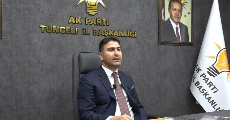 AK Parti Tunceli İl Başkanı Hakan Özer istifa etti