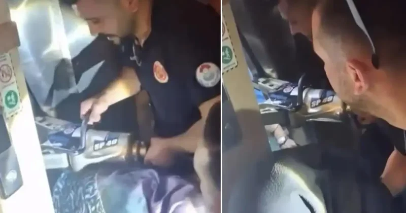 Asansörde mahsur kalan 9 kişi operasyonla kurtarıldı
