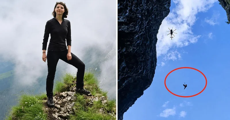 Emniyet halatı kopan deneyimli dağcı 12 metrelik uçuruma düştü