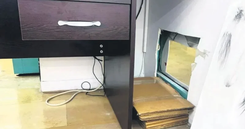 Özel düzenekle altın hırsızlığı