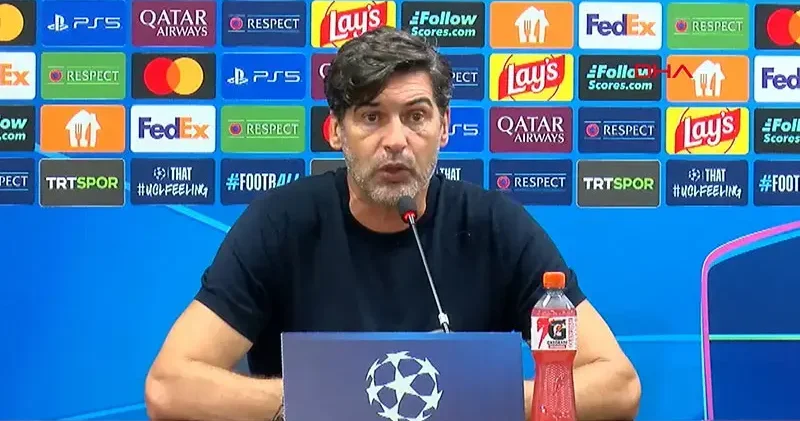 Paulo Fonseca: Mükemmele yakın bir maç çıkardığımızı düşünüyorum