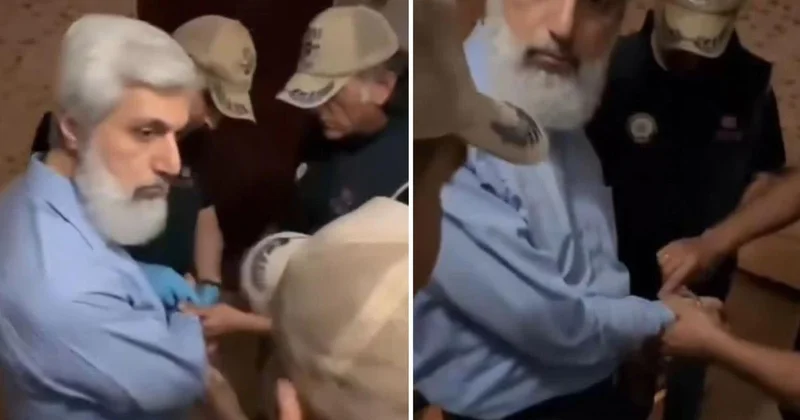 Alparslan Kuytul’a kelepçe takıldığı an! O andaki yüz ifadesi de sözleri de bomba