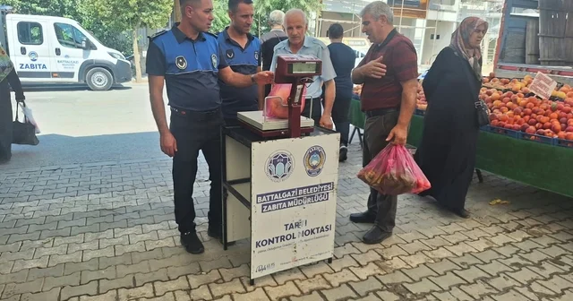 Battalgazi de semt pazarlarına yönelik denetimler sürüyor Malatya Haberleri Habertürk Yerel Haberler