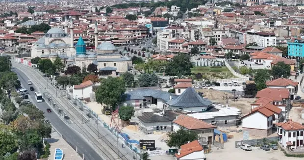 Konya haberleri Başkan Altay, Mevlevi Dergahı inşaat çalışmasını inceledi 19 Ağustos 2026