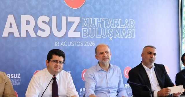 Arsuz da muhtarlar buluşmasında mahallelerin sorunları değerlendirildi Hatay Haberleri Habertürk Yerel Haberler
