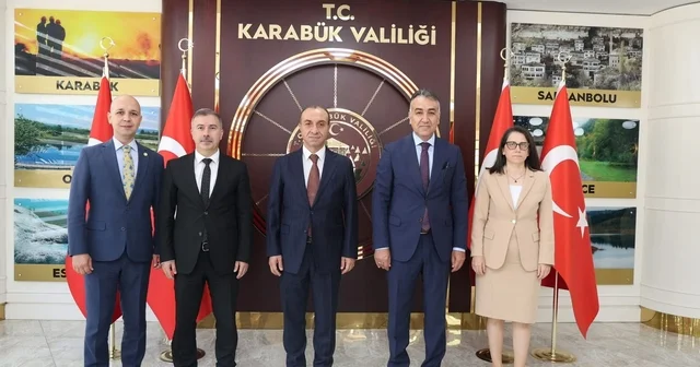 HSK üyesi Sait Özdemir, Vali Çağatay ile görüştü Karabük Haberleri Habertürk Yerel Haberler