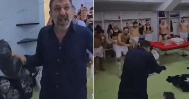 Kulüp başkanı çıldırdı! Para dolu çantayı futbolcuların önüne saçtı