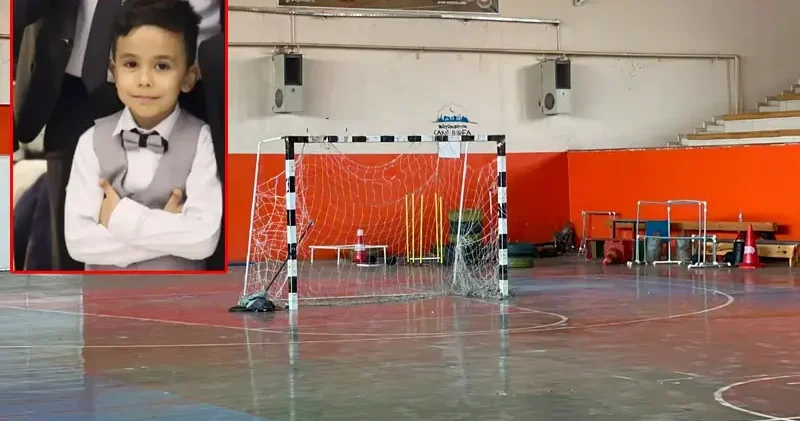 Spor salonunda üzerine kale direği devrilen Mert Ali öldü