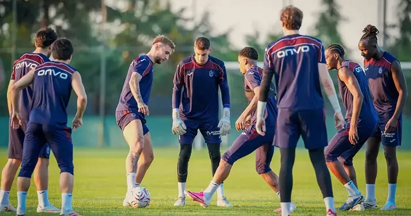 Trabzonspor, Ferencvaros maçı hazırlıklarını tamamladı