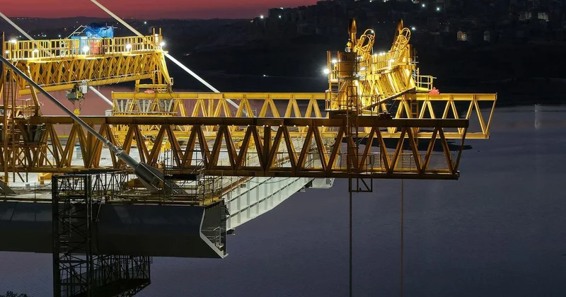 İstanbul’a 4. Köprü geliyor! Çalışmalar havadan görüntülendi