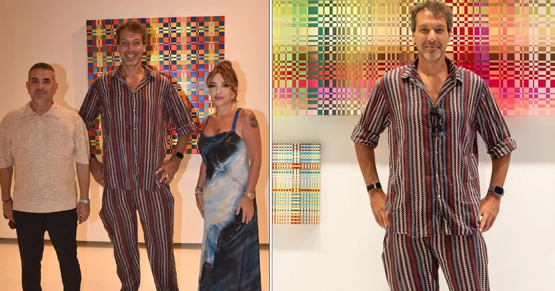 Moda devini kuran ailenin torunu Bodrum a geldi: Sergide ilgi odağı oldu Sözcü Gazetesi