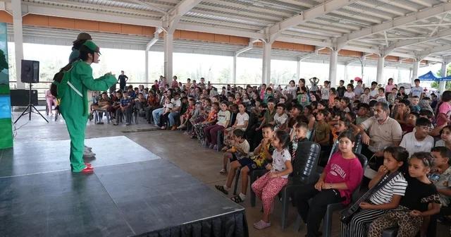 Şehitkamil de çocukların neşesi mahallelere taşındı Hacıbaba da çocuklar gönüllerince eğlendi Gaziantep Haberleri Habertürk Yerel Haberler