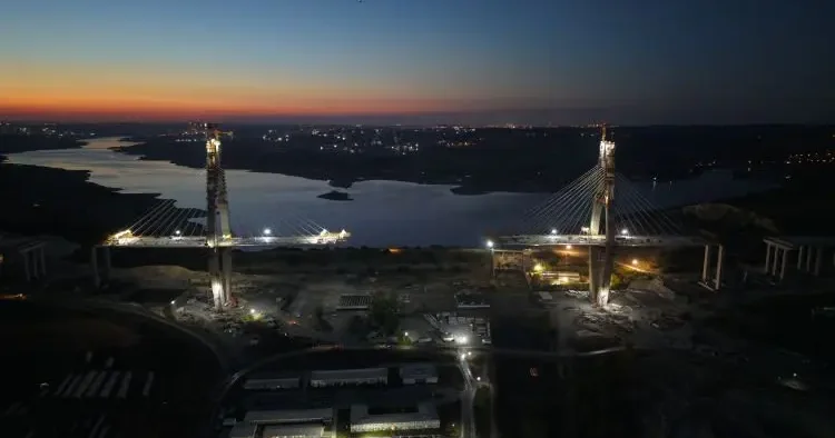 Kanal İstanbul’da tarihi adım! İlk köprü yükseliyor