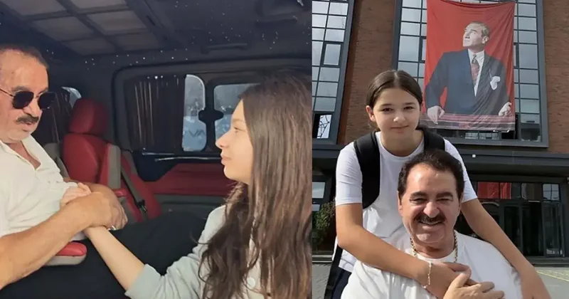 74 yaşındaki İbrahim Tatlıses kızının okul çıkışında görüntülendi!