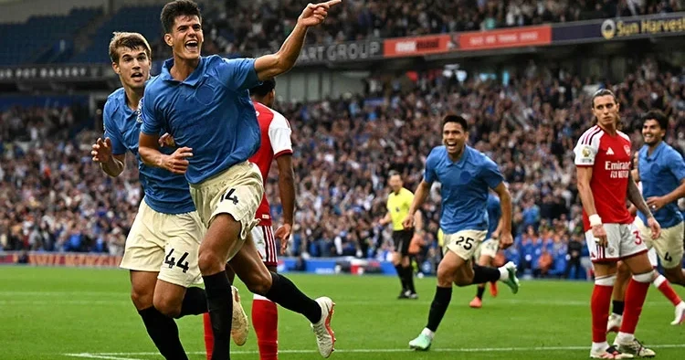 Arsenal, Brighton deplasmanında farklı mağlup! Ferdi Kadıoğlu...