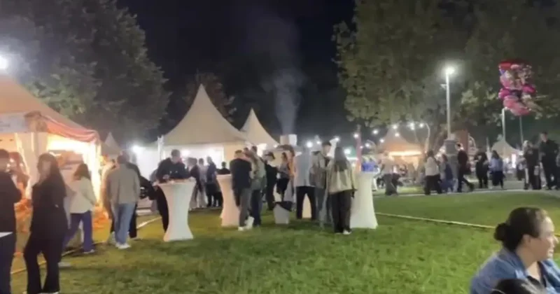 Bursa Gastronomi Festivali nde akşam yoğunluğu