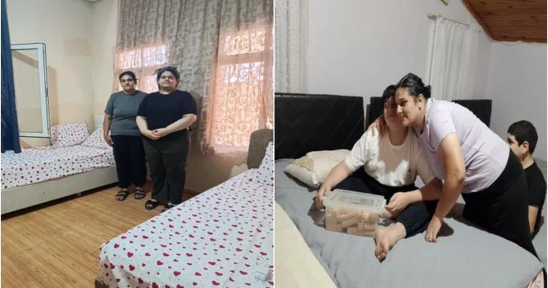 Adana da çöp ev de yaşayan anne ve 3 çocuğu sıcak yuvaya kavuşturuldu