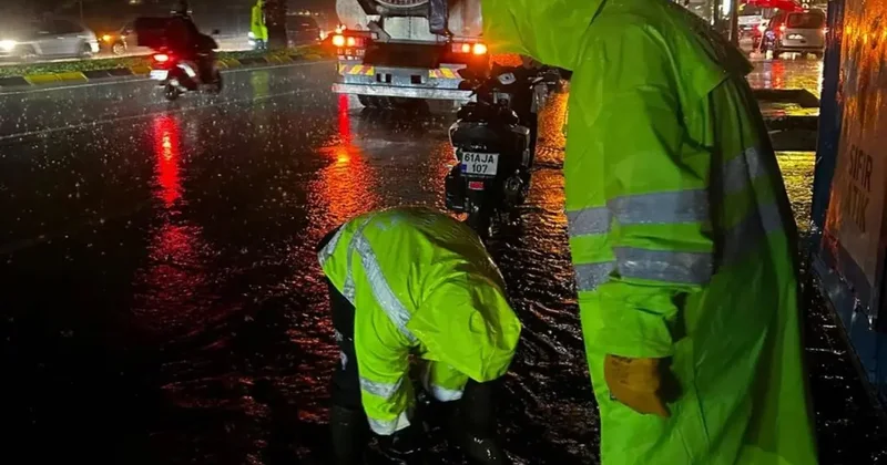 Trabzon da metrekareye 50 kg yağış düştü