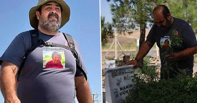 Narin Güran cinayeti: Narin’in babası Ankara’ya yürüyüş başlattı
