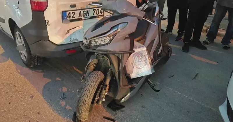 Trafik kazasında sürücü yaralandı