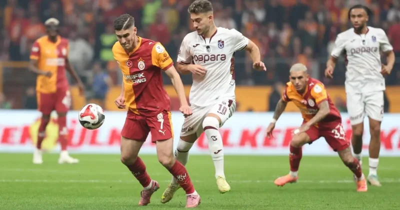 Süper Lig de derbi günü! Trabzonspor Galatasaray muhtemel 11 ler