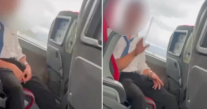Muavinden kadın yolcuya mide bulandıran hareket Sözcü Gazetesi