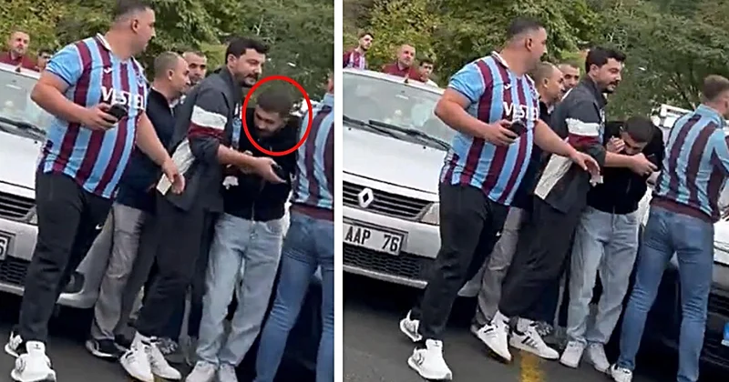 Galatasaray formalı taraftara Trabzon da saldırı