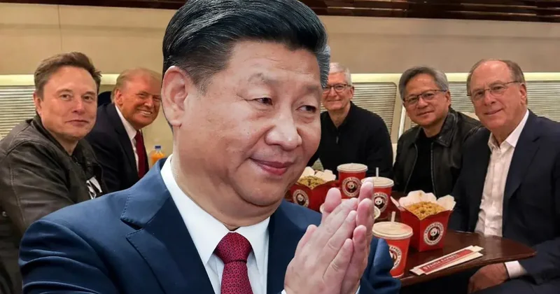 Musk tan Altman a, Bezos tan Cook a...Trump Xi zirvesinde sürpriz masa!