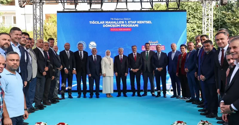 Sakarya’da ilk dönüşüm: Tığcılar 1. Etap ta 718 bağımsız bölümün kentsel dönüşümü başladı