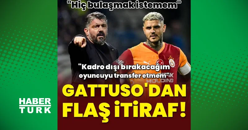 Gennaro Gattuso dan Mauro Icardi ye olay sözler! Kadro dışı bırakacağım adamı transfer etmem